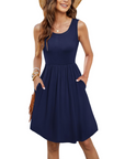 Eden Robe Tunica Donna – Spalle Scoperte, Collo Rotondo e Tasche