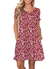 T-shirt donna estiva Mabel Robe – Girocollo, maniche corte e tasche