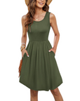 Eden Robe Tunica Donna – Spalle Scoperte, Collo Rotondo e Tasche