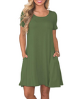 T-shirt donna estiva Mabel Robe – Girocollo, maniche corte e tasche