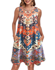 Vestito Estivo Ruby da Donna – Taglio A-Line con Tasche e Tessuto Elasticizzato