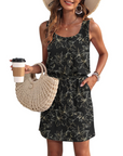 Vestaglia Faith Estiva Donna – Senza Maniche, Scollo a U con Coulisse e Tasche