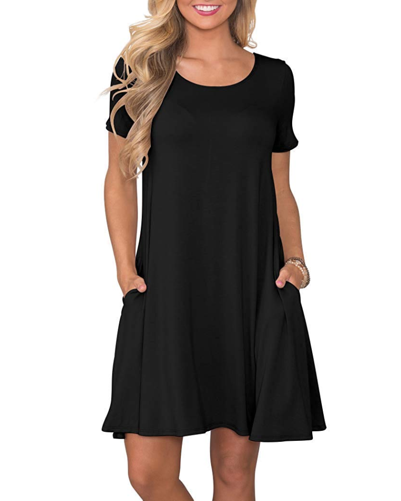 T-shirt donna estiva Mabel Robe – Girocollo, maniche corte e tasche