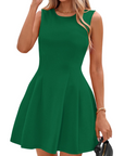Sophie Abito Donna – Abito Corto A-Line Senza Maniche Elegante Business Casual Elasticizzato