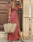 Abito Maxi Boho Arioso da Donna con Cintura Coordinata