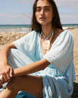Abito lungo bohemien da donna senza schienale