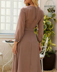 Abito midi in chiffon da donna