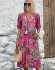Abito Midi Colorato da Donna