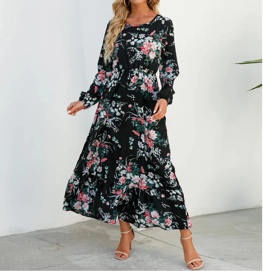 Abito lungo elegante da donna