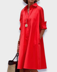 Abito Polo Midi Elegante da Donna