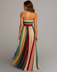 Abito lungo da festa glamour da donna