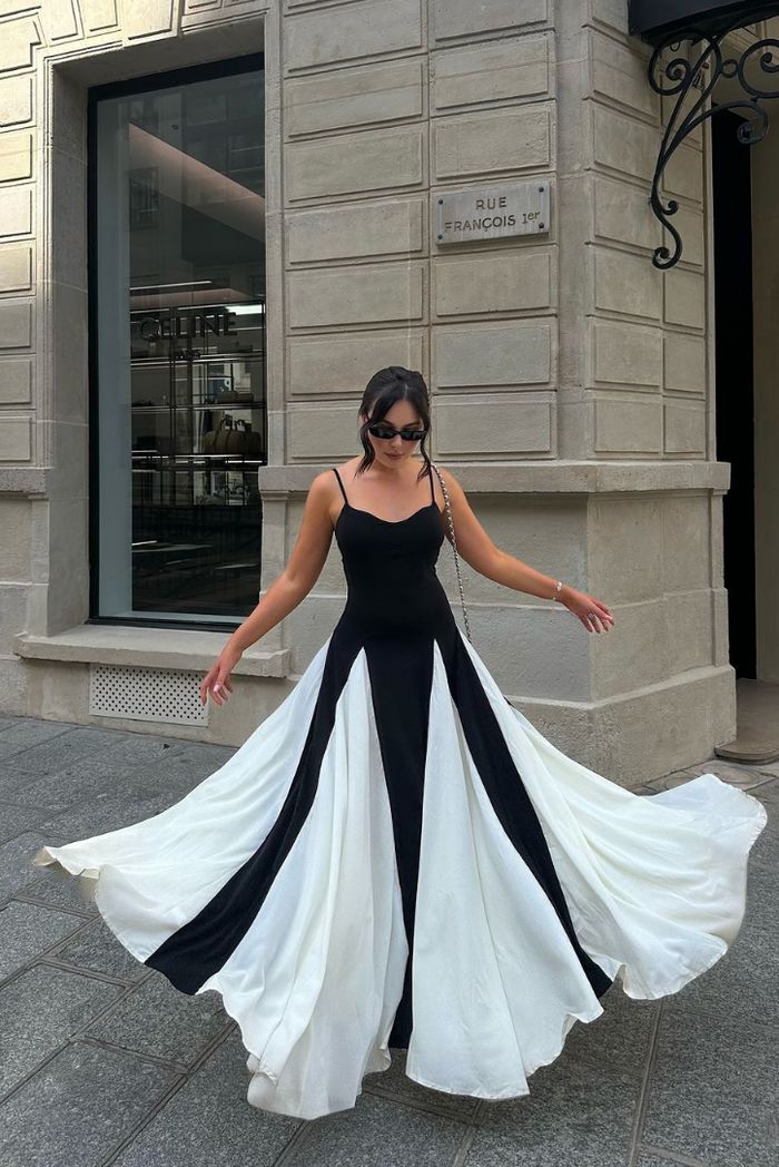 Abito lungo in pizzo da donna per invitate a matrimoni