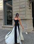 Abito lungo in pizzo da donna per invitate a matrimoni