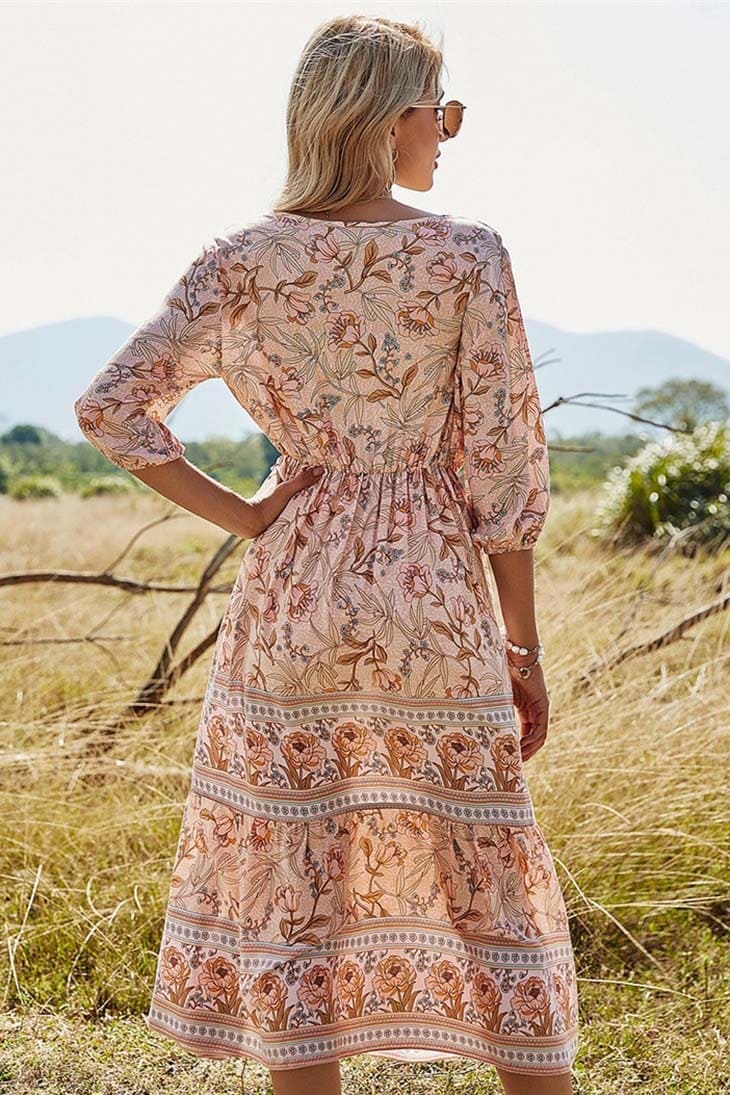 Abito lungo da donna per la primavera