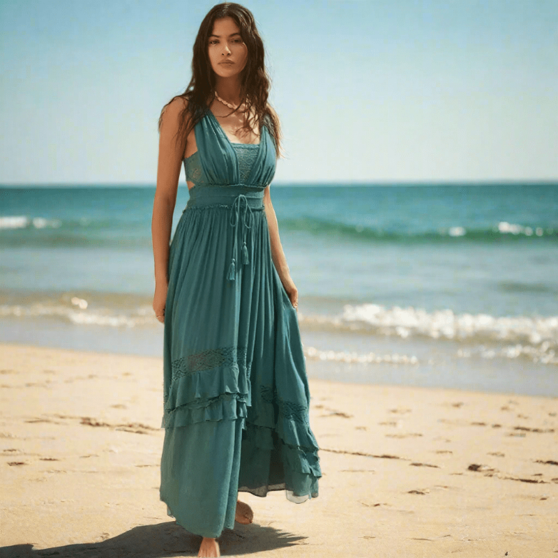 Abito lungo da donna per le giornate estive in spiaggia