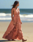 Abito lungo da donna per le giornate estive in spiaggia