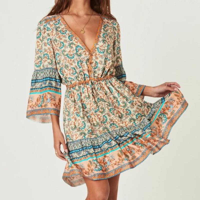 Abito Mini Donna Patchwork
