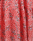 Abito lungo rosso da donna