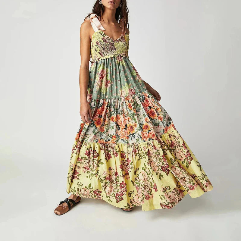 Abito lungo vintage da donna