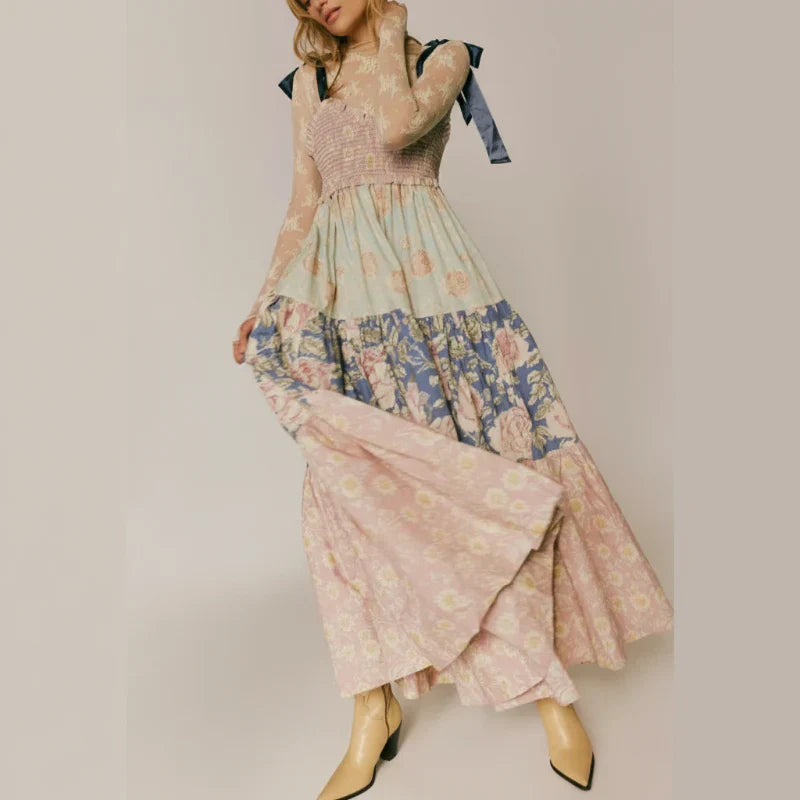 Abito lungo vintage da donna