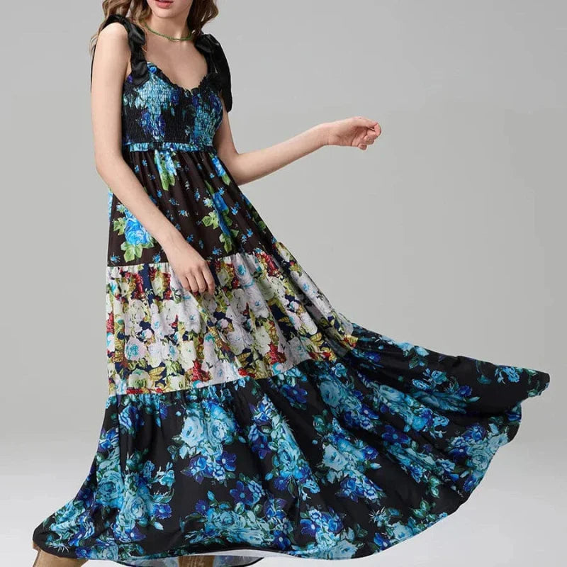 Abito lungo vintage da donna