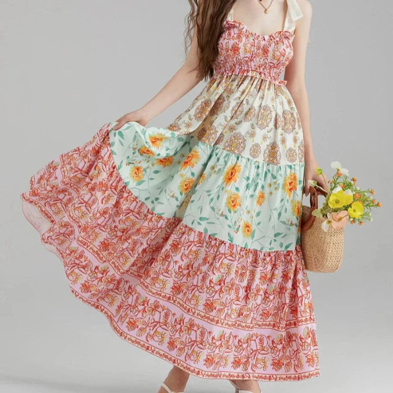 Abito lungo vintage da donna