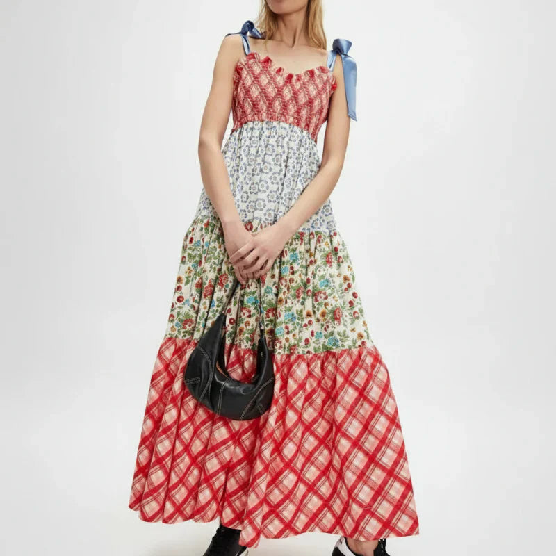 Abito lungo vintage da donna