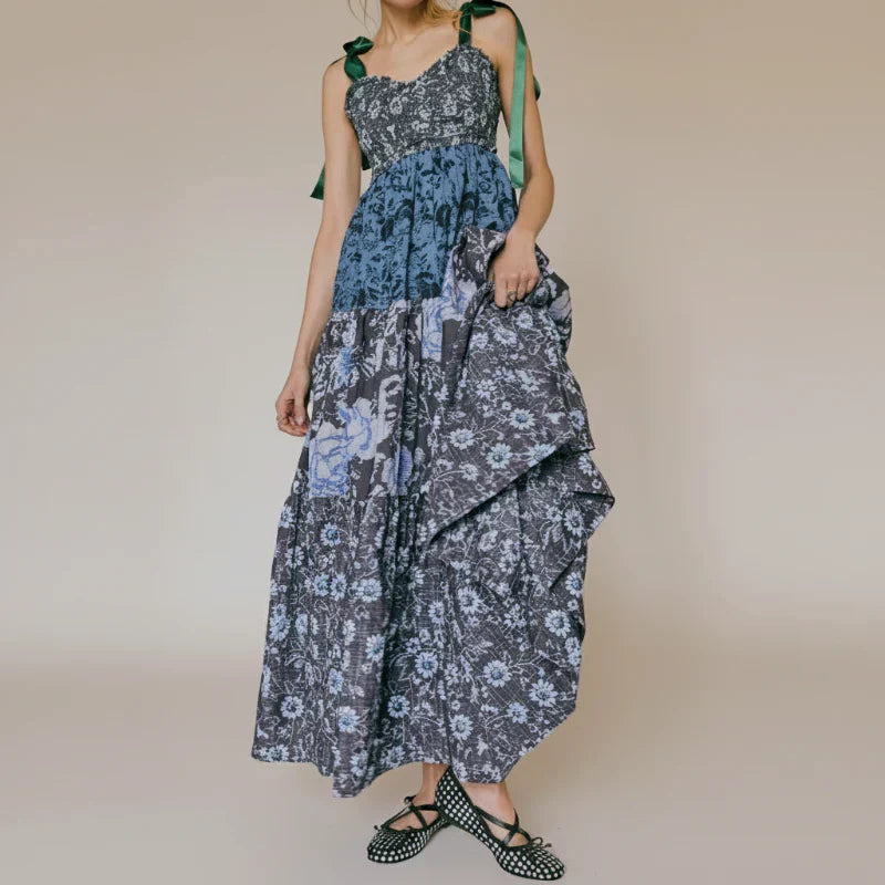Abito lungo vintage da donna