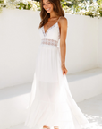 Abito Maxi Bianco da Donna - Stile Estivo Elegante