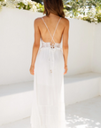 Abito Maxi Bianco da Donna - Stile Estivo Elegante