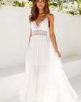Abito Maxi Bianco da Donna - Stile Estivo Elegante