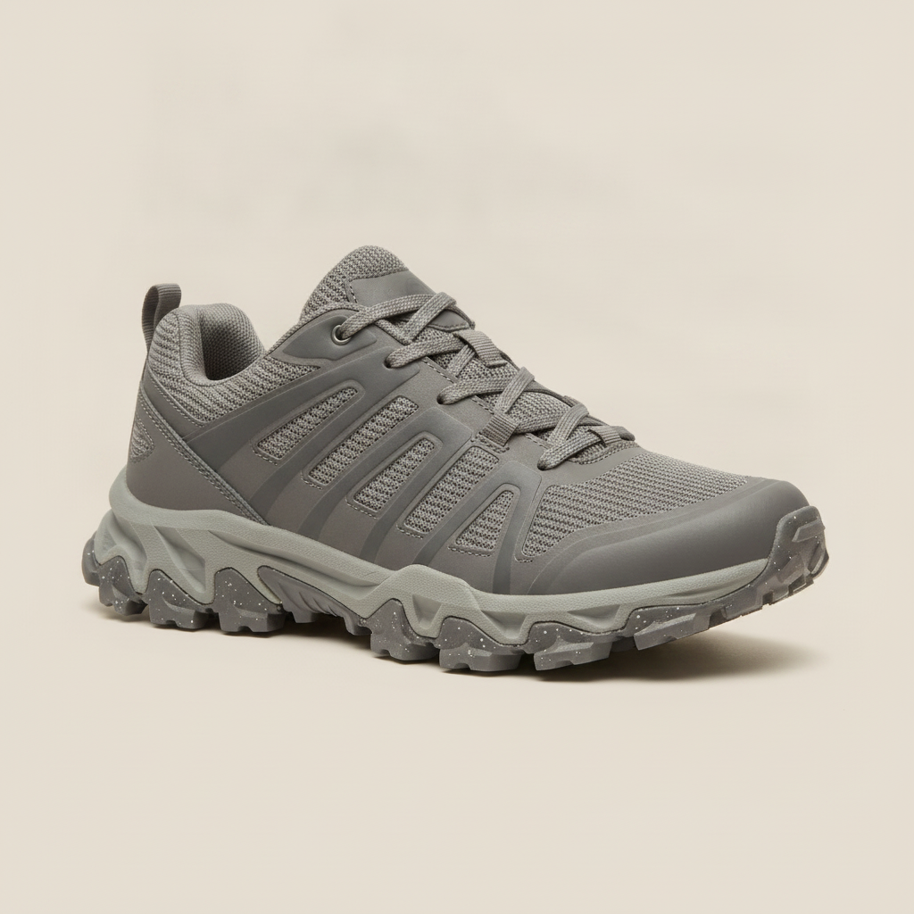 Sneakers Uomo Trail Outdoor – Grip e Comfort per l'Avventura - Grigio Pietra