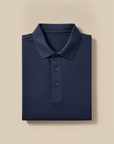 Polo Uomo in Piqué di Cotone Premium – Vestibilità Regular Classica - Blu Navy