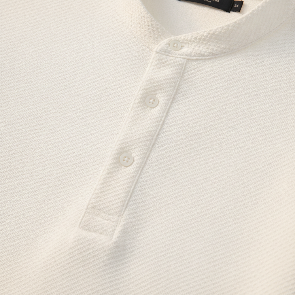 Completo Coordinato Uomo Camicia Piqué e Pantaloncini - dettaglio