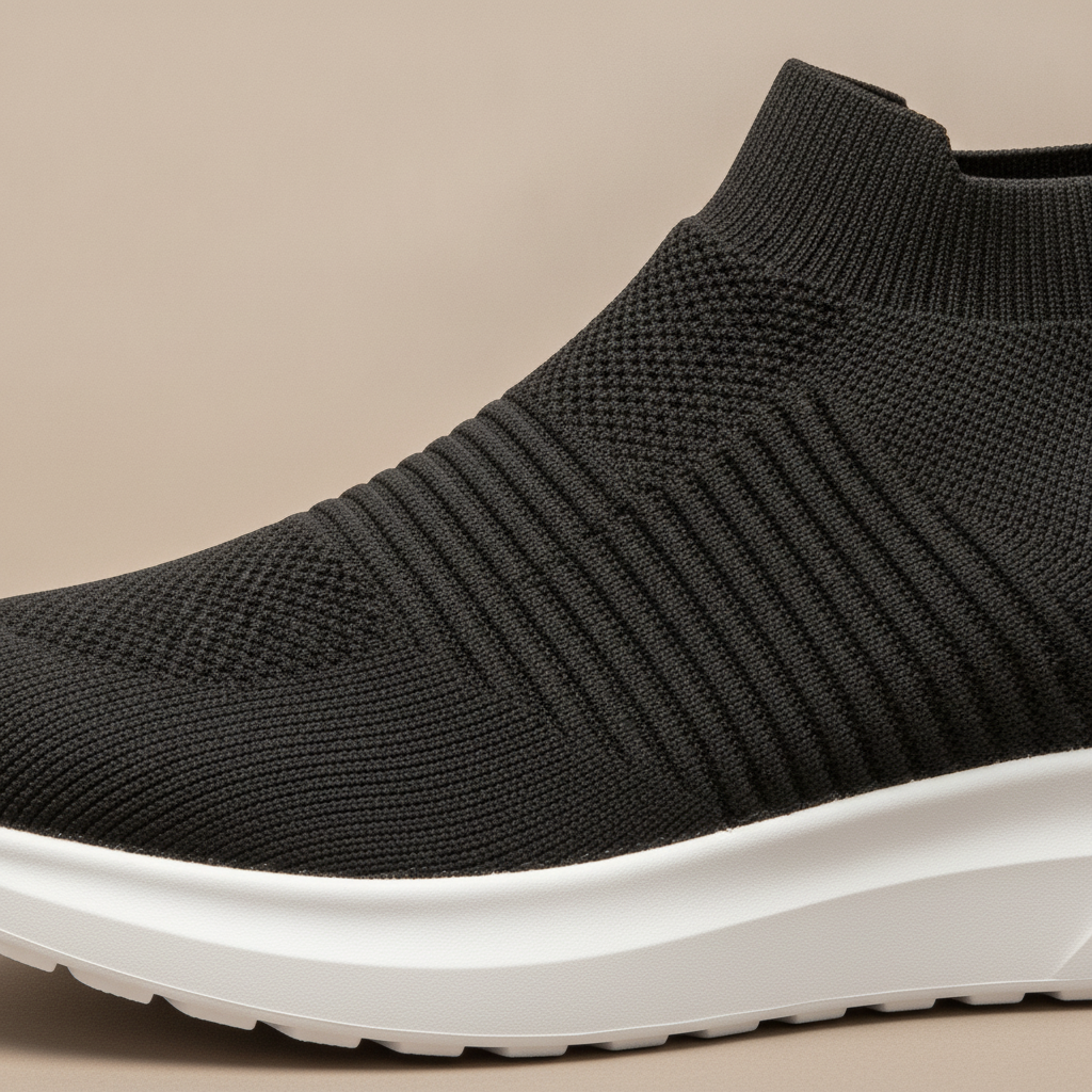Sneakers Uomo in Tessuto Knit – Leggere e Traspiranti Ultra Comode - dettaglio