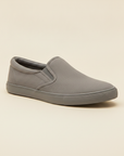 Scarpe Uomo Slip-On in Tela – Mocassino Casual Estivo Senza Lacci - Grigio