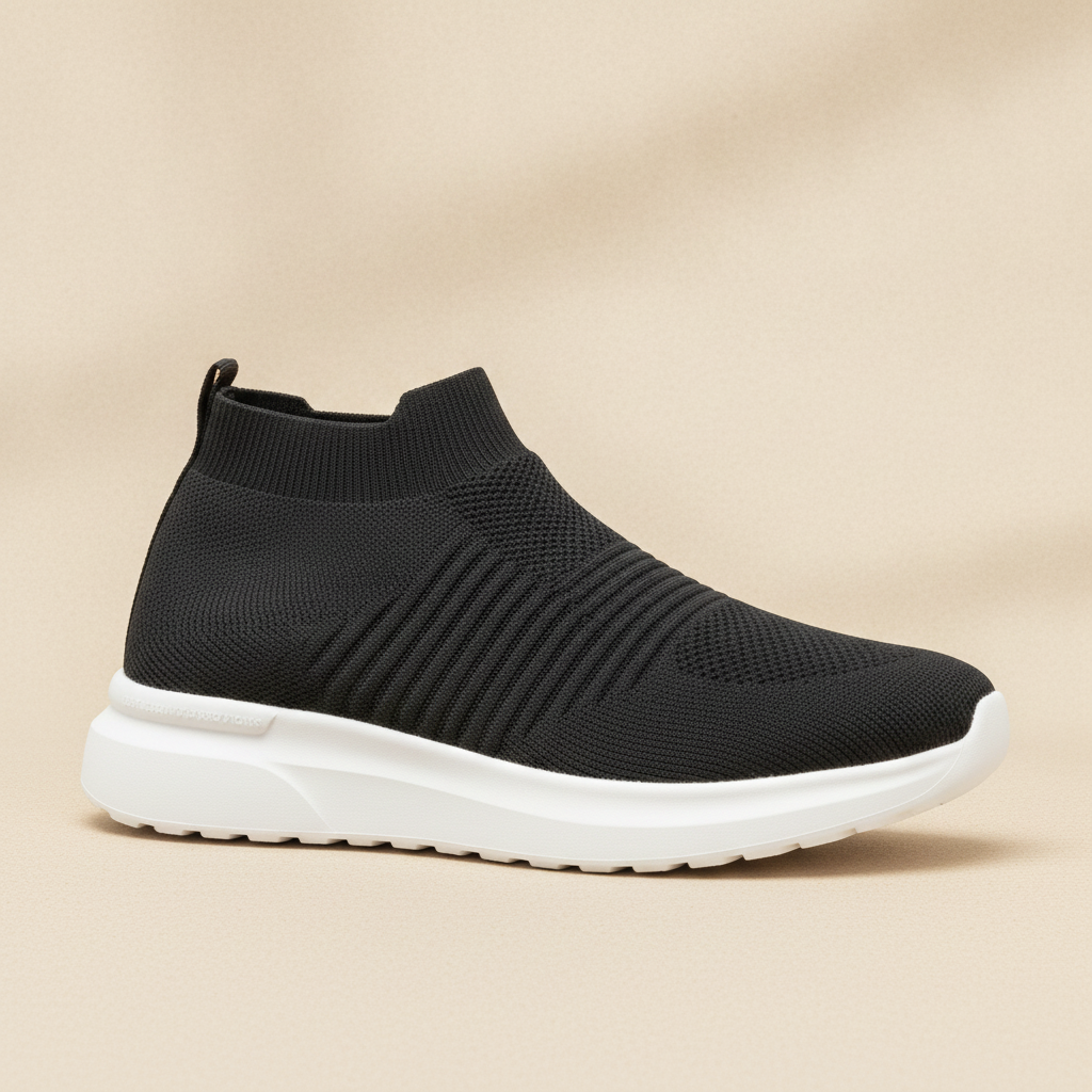 Sneakers Uomo in Tessuto Knit – Leggere e Traspiranti Ultra Comode - vista laterale