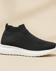 Sneakers Uomo in Tessuto Knit – Leggere e Traspiranti Ultra Comode - vista laterale