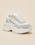 Sneakers Uomo Chunky Dad Bicolore – Streetwear Retro di Tendenza - vista 3-4