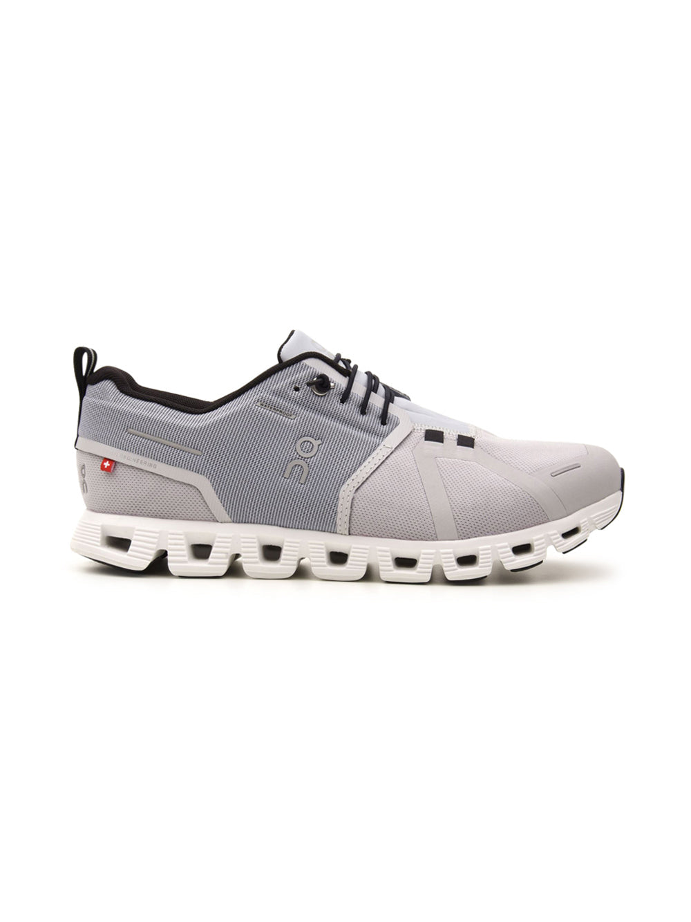 On Running Cloud 5 Waterproof scarpe uomo in grigio - vista laterale