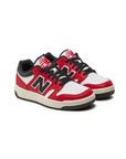 new balance basse team red scarpe donna