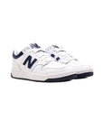 new balance basse white navy scarpe unisex