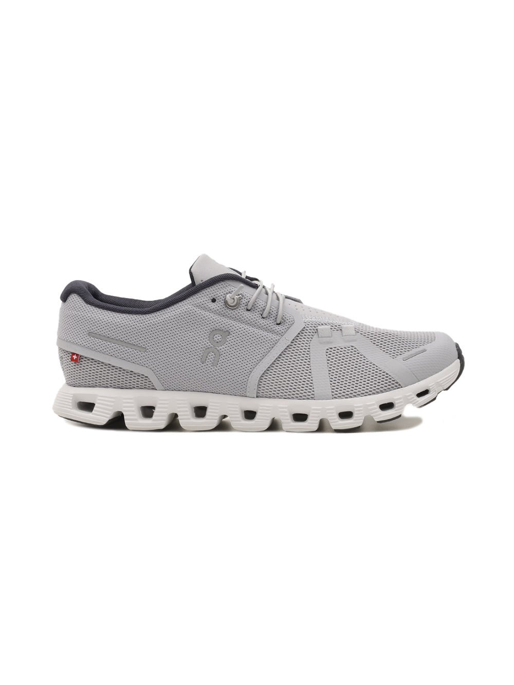 On Running Cloud 5 scarpe uomo in grigio - vista laterale