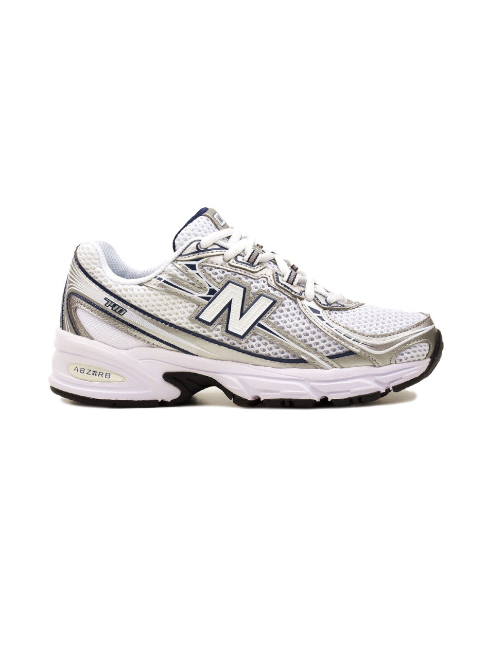 new balance 740 white silver navy scarpe donna