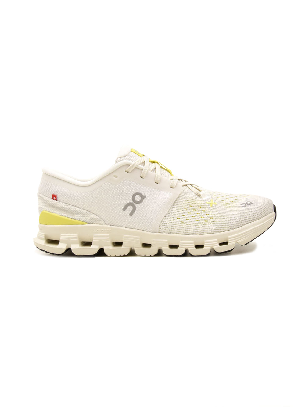 On Running Cloud X 4 scarpe uomo in bianco - vista laterale