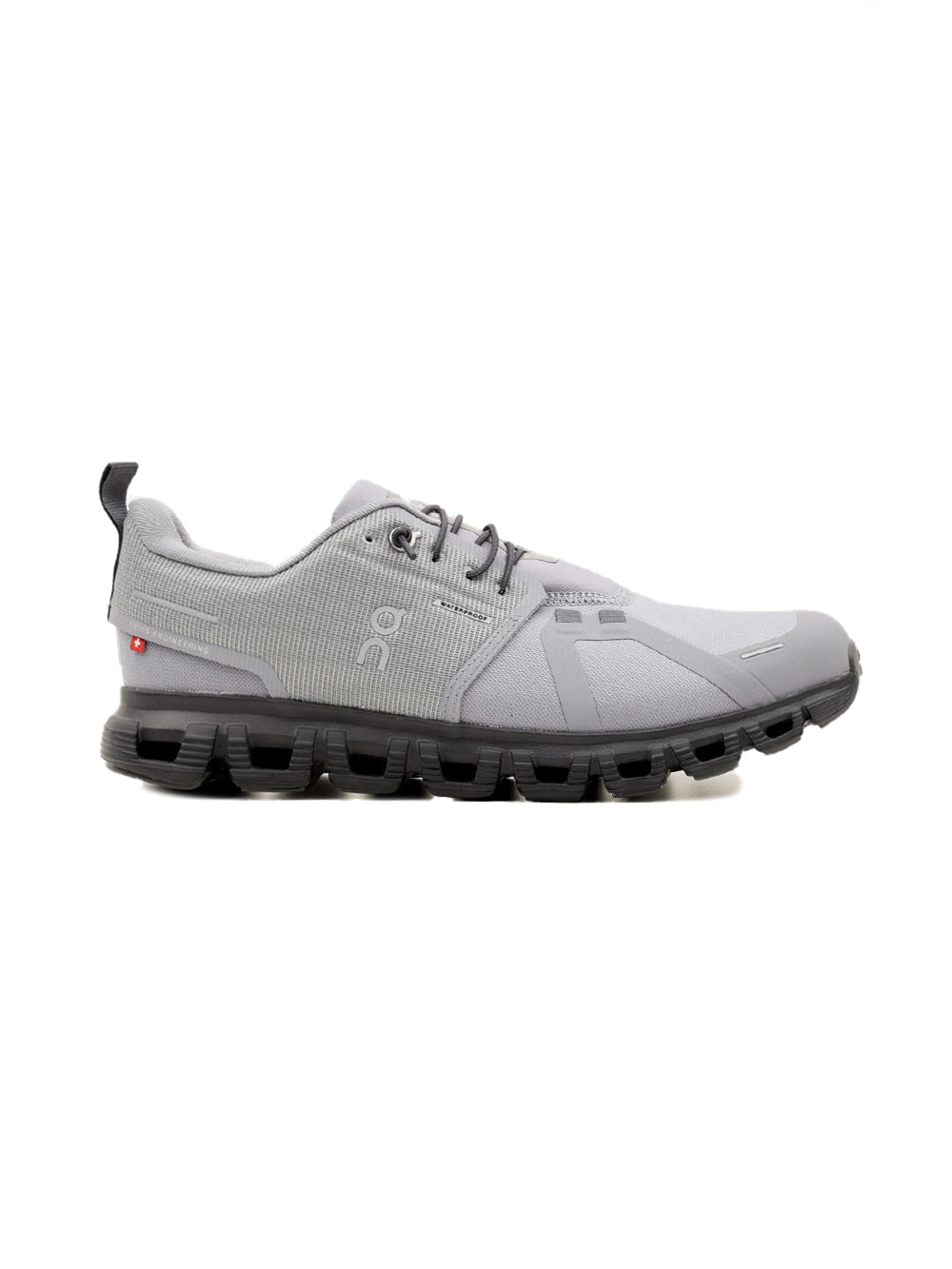 On Running Cloud 6 WP scarpe uomo in grigio - vista laterale