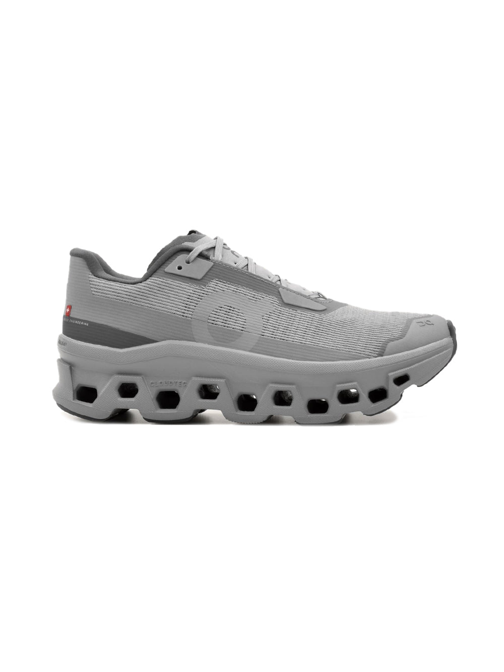 On Running Cloudmonster Void scarpe uomo in grigio - vista laterale