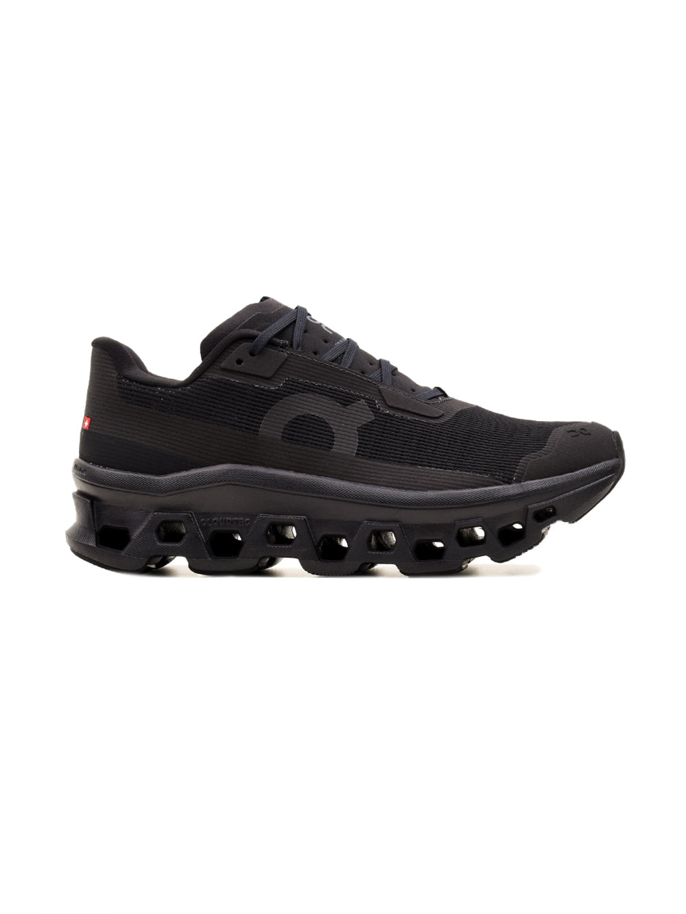 On Running Cloudmonster Void scarpe uomo in nero - vista laterale