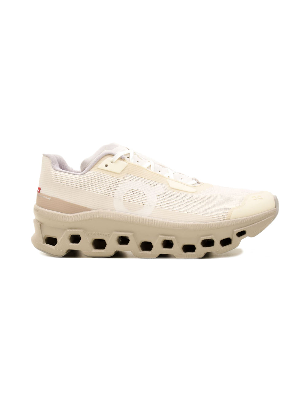 On Running Cloudmonster Void scarpe uomo in beige - vista laterale