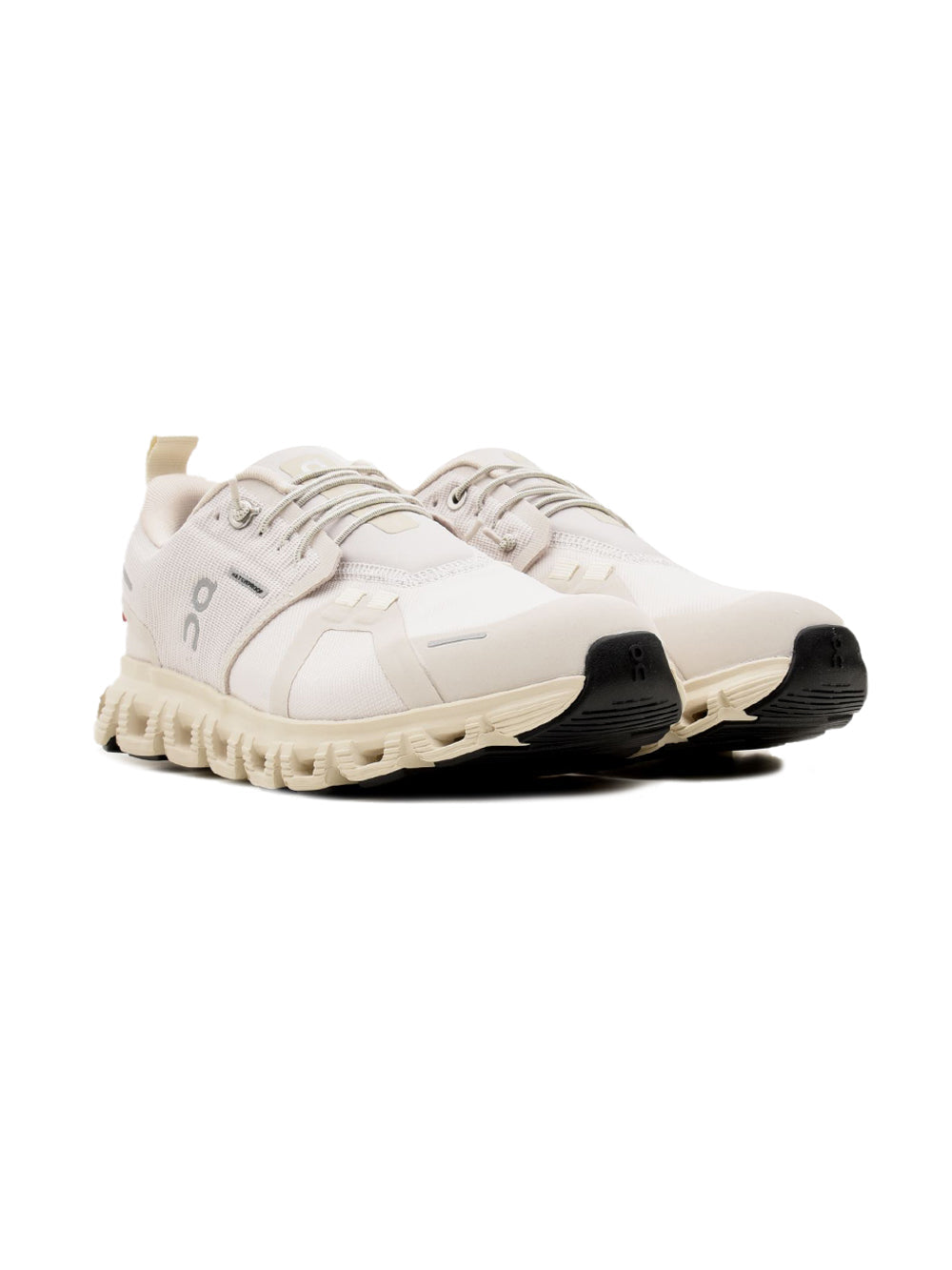 On Running Cloud 6 WP scarpe donna in perla crema - vista laterale